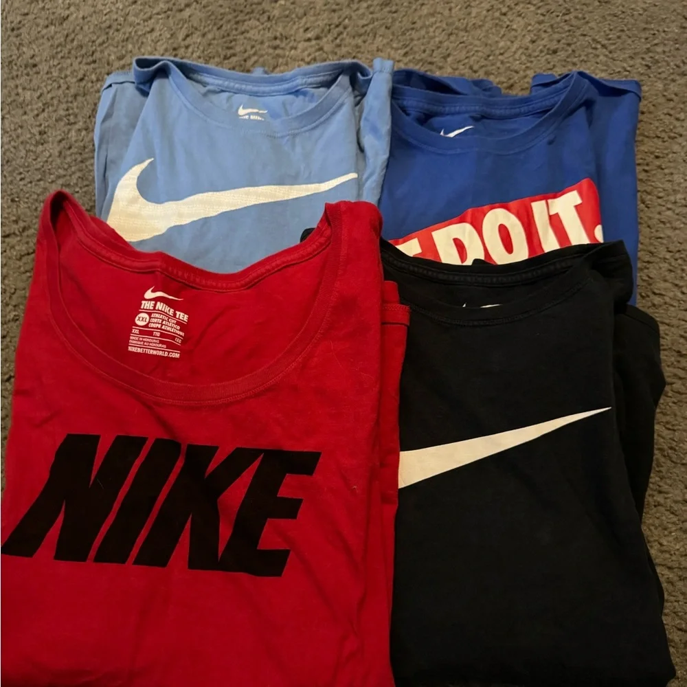 Nike Kids' Short Sleeve Tees - Red, Blue, Black